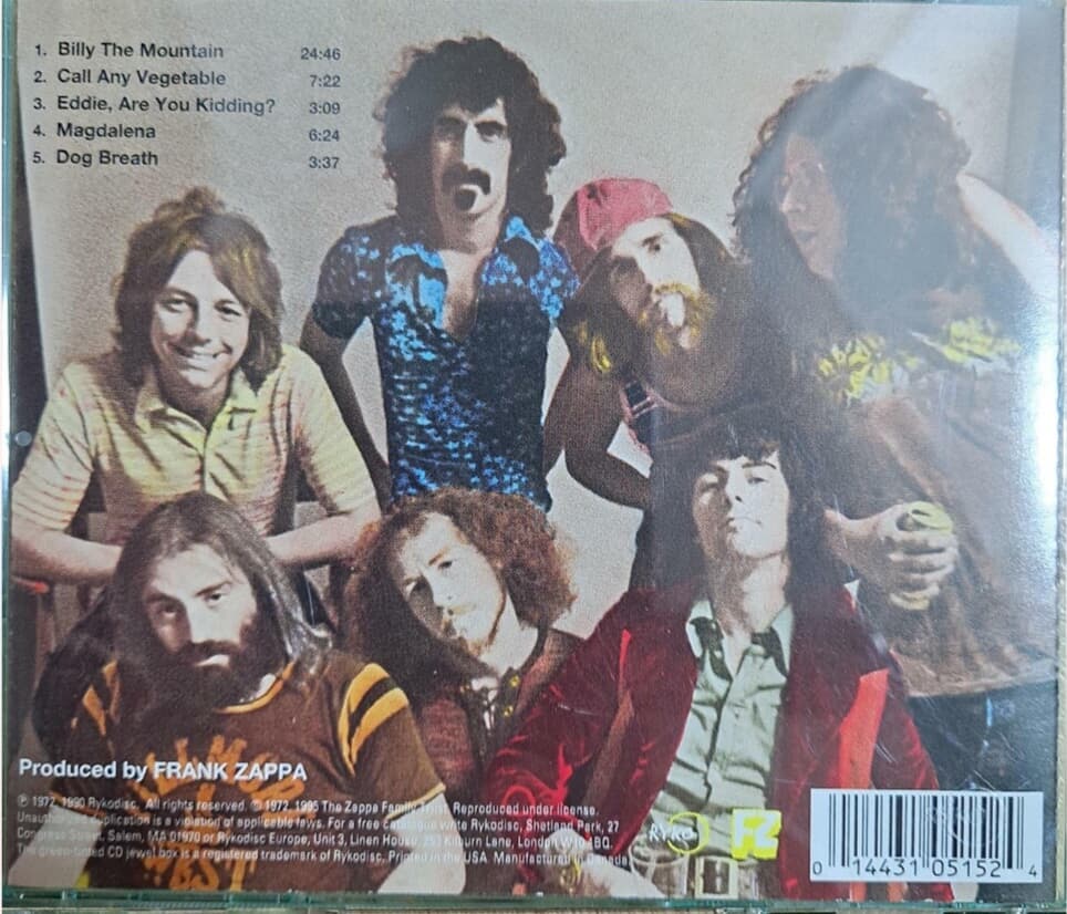 Frank Zappa And The Mothers / Just Another Band From L.A.