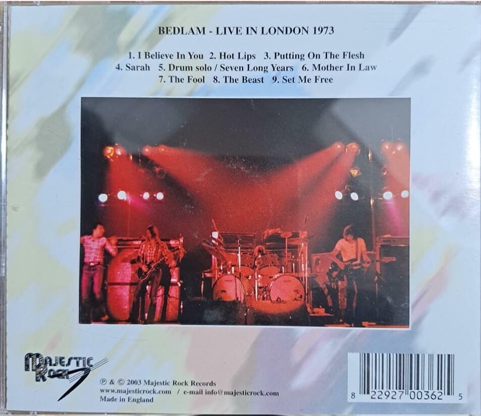 Bedlam/Live In London 1973