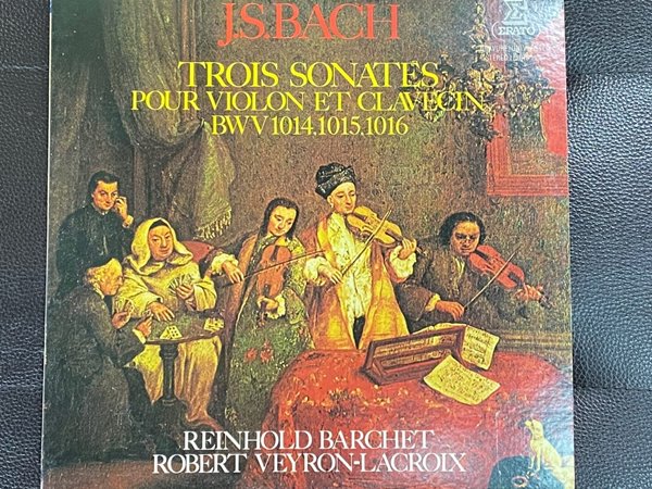 [LP] 라인홀트 바르헤트 - Reinhold Barchet - Sonates Pour Violon Et Clavecin (Volume 1) LP [일본반]