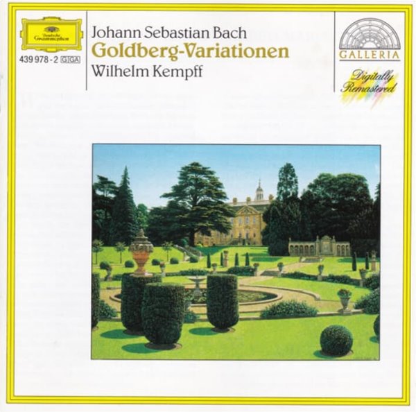 Bach :  Goldberg Variation (골드베르그 변주곡) BWV 988 - 켐프 (Wilhelm Kempff) (독일발매)