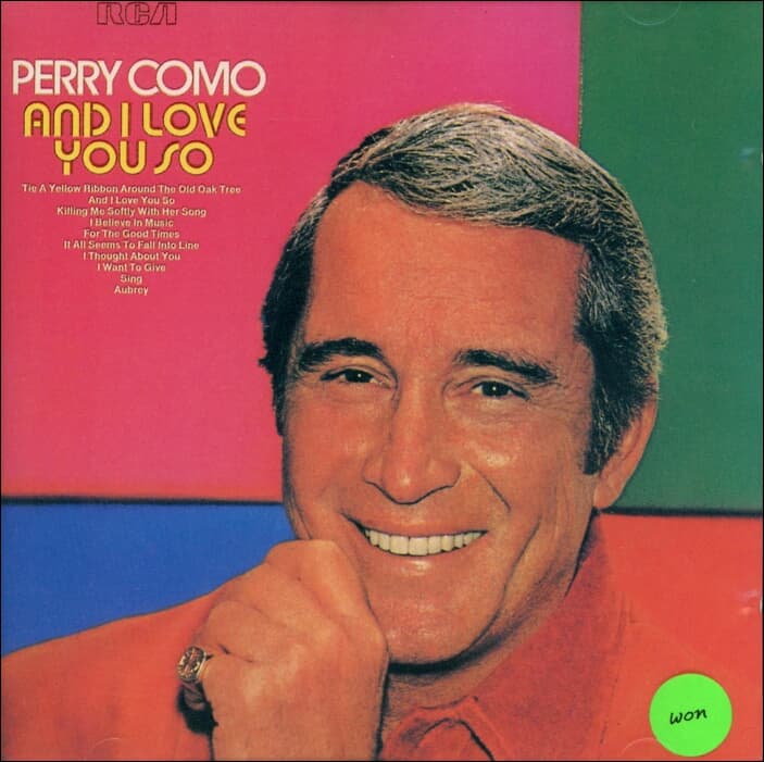 페리 코모 (Perry Como) -  And I Love You So (일본발매)