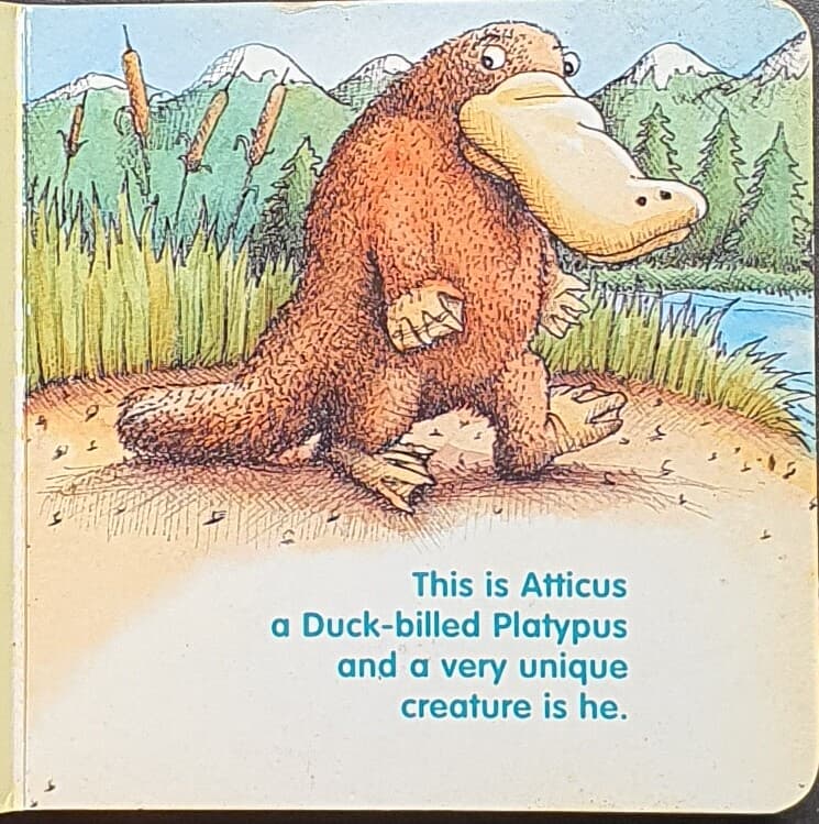 Virtue Valley Tales, a tale of uniqueness with the platypus, Board Books Chick-Fil-A 2004 -