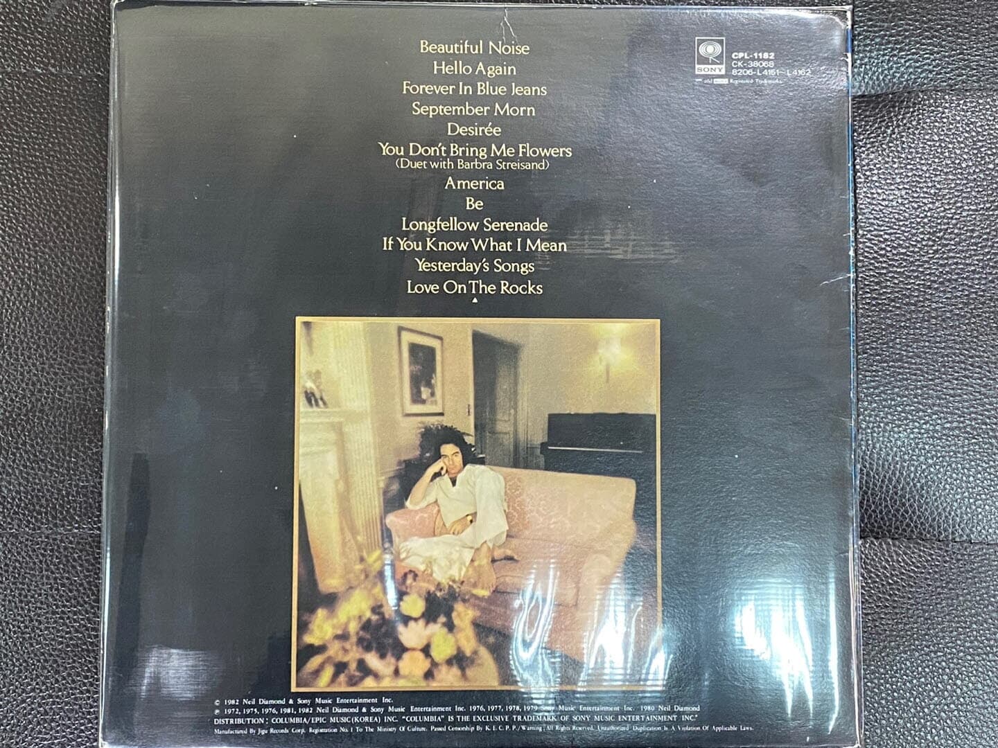 [LP] 닐 다이아몬드 - Neil Diamond - 12 Greatest Hits Vol.2 LP [Epic-라이센스반]