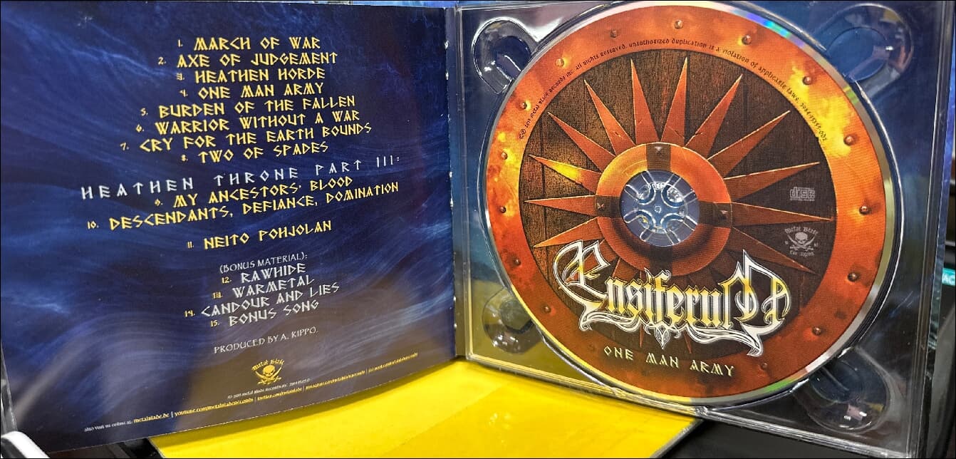 엔시페럼 (Ensiferum) - One Man Army (2cd) (EU발매)