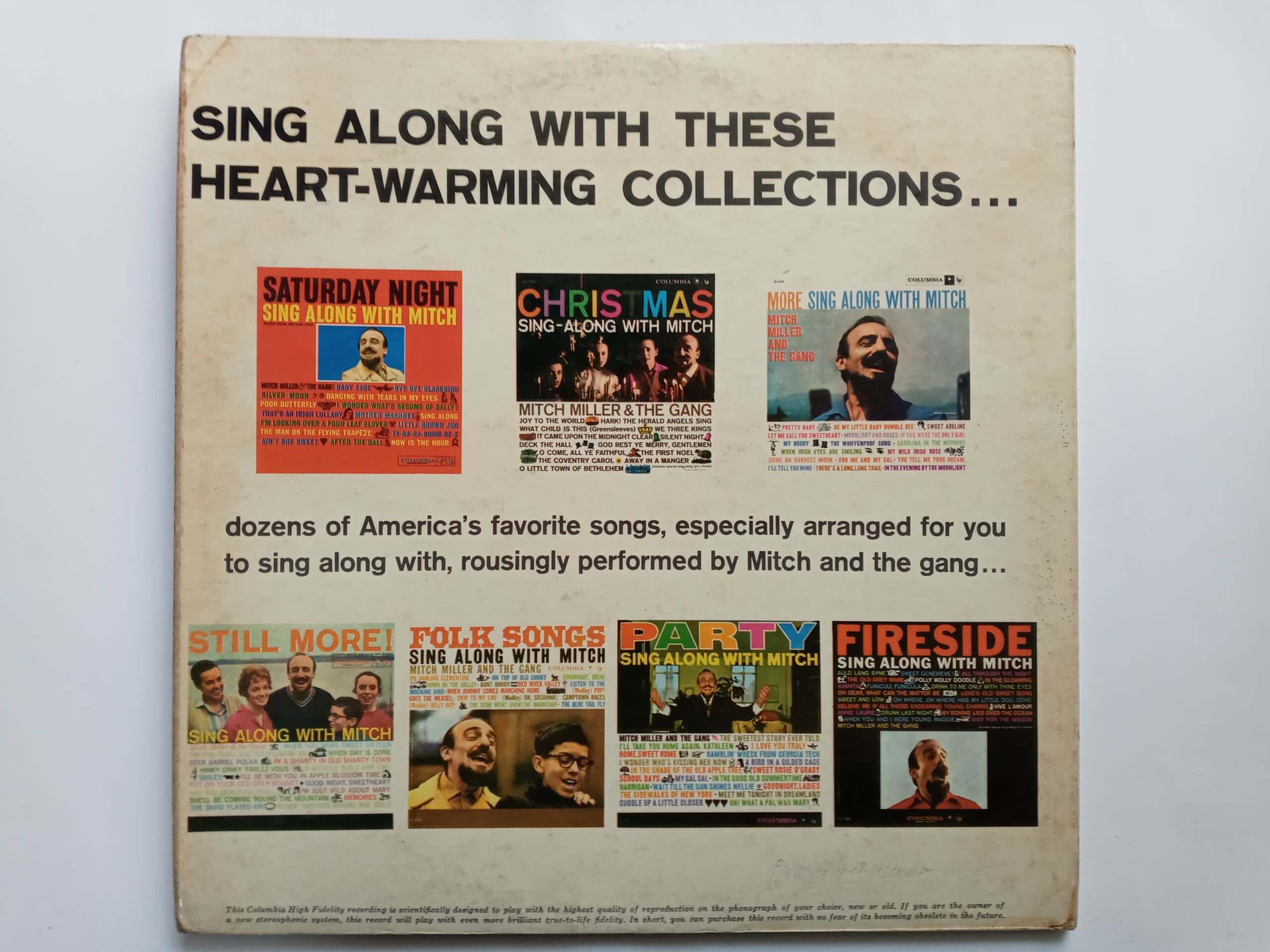 LP(수입) 밋치 밀러 Mitch Miller : Sing Along with Mitch 