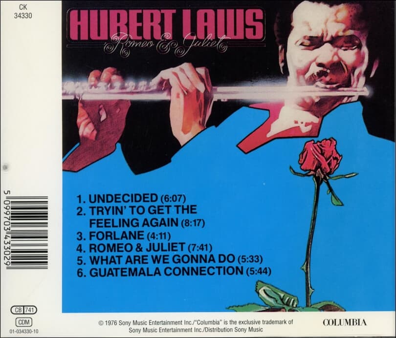 휴버트 로스 (Hubert Laws) - Romeo & Juliet(유럽발매)