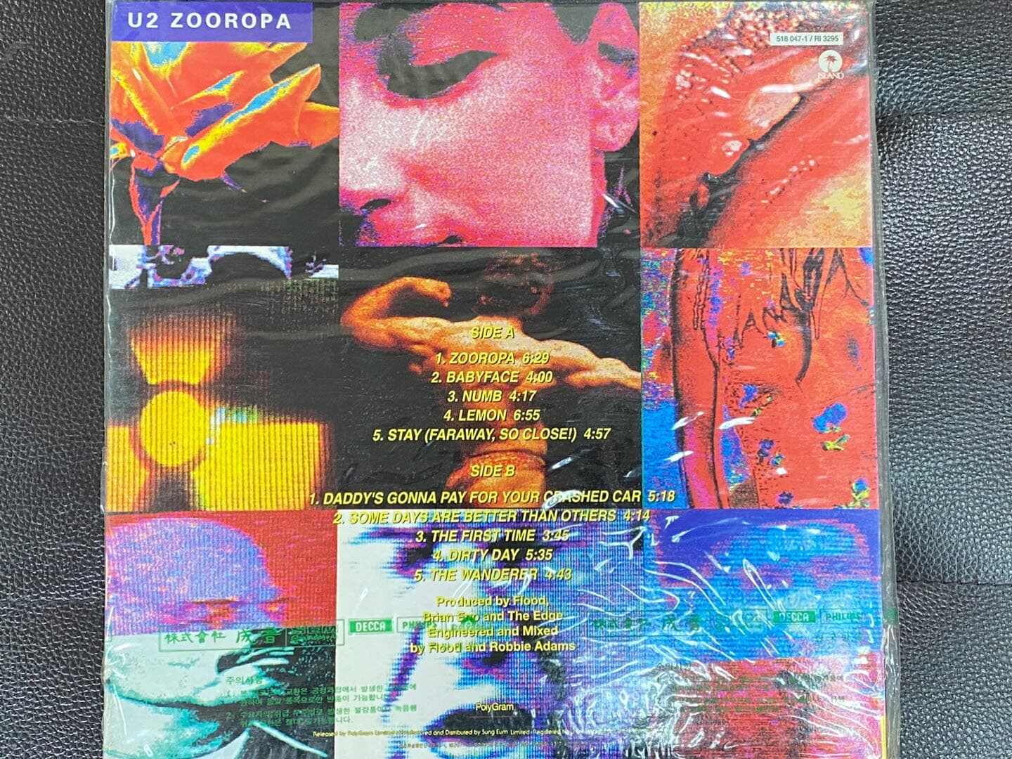 [LP] 유투 - U2 - Zooropa LP [미개봉] [PolyGram-라이센스반]