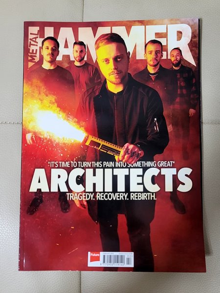 (락,메탈 잡지) METAL HAMMER Magazine 2018.2 (Cover: Architects)