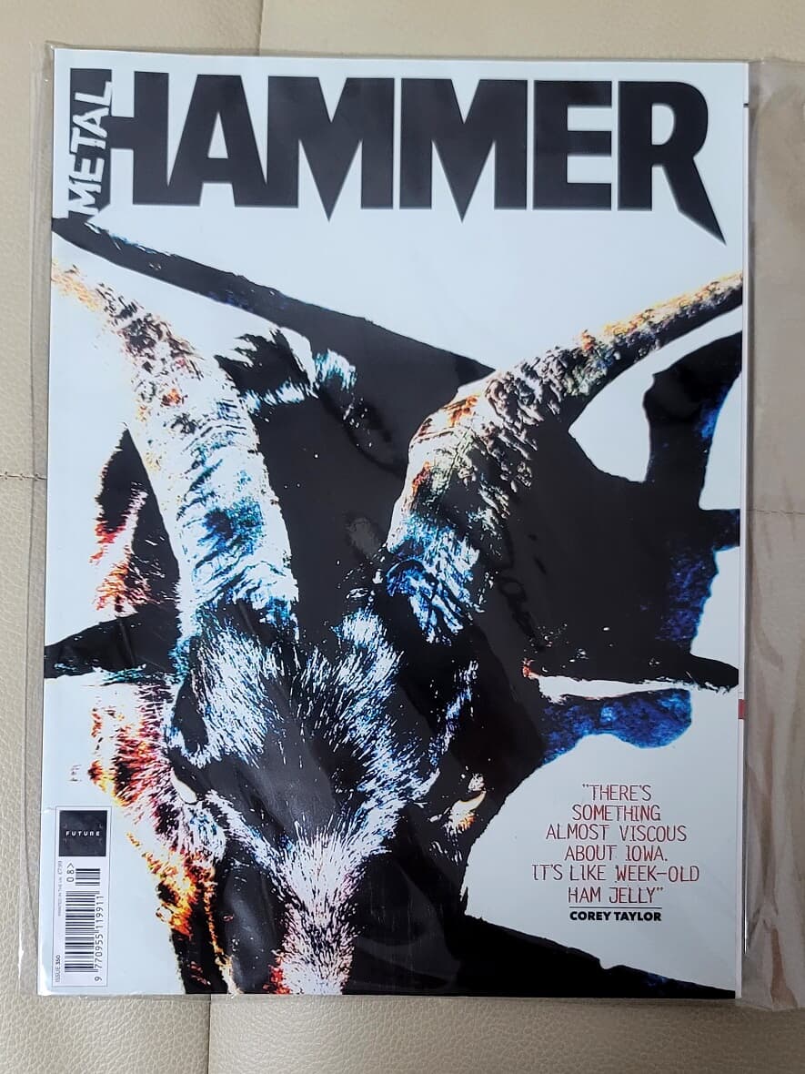 (락,메탈 잡지) METAL HAMMER Magazine 2021.8 (Cover: Slipknot)