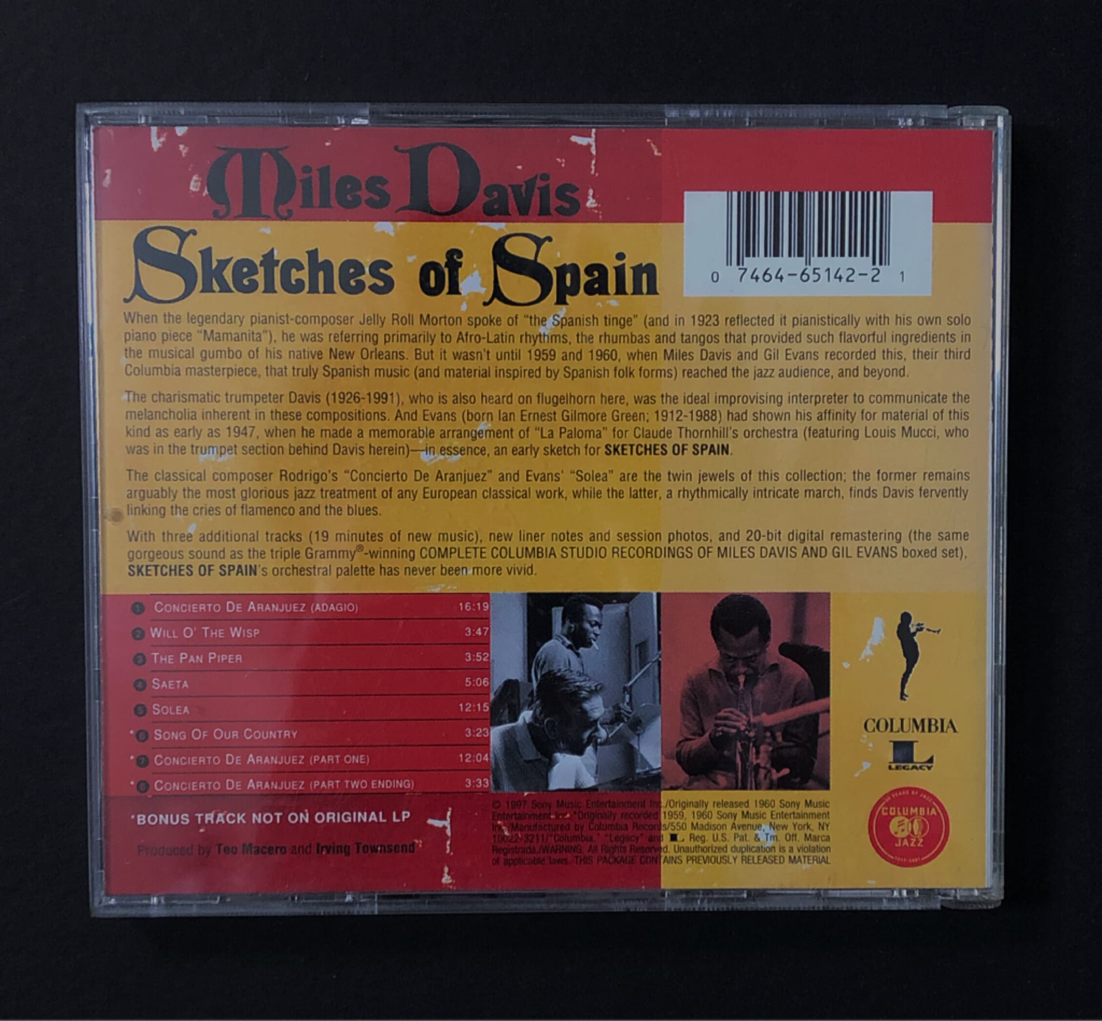 [CD] MILES DAVIS -  SKETCHES OF SPAIN [US반]