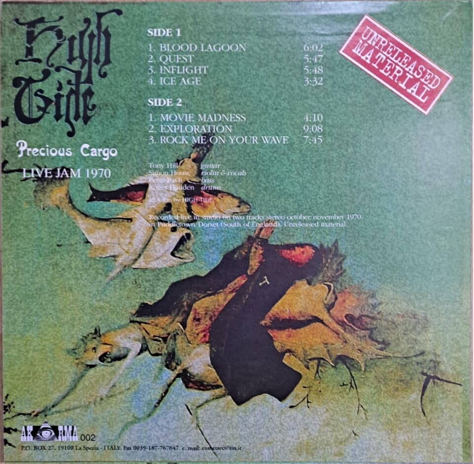 HIGH TIDE/LIVE JAM 1970 ---[LP]
