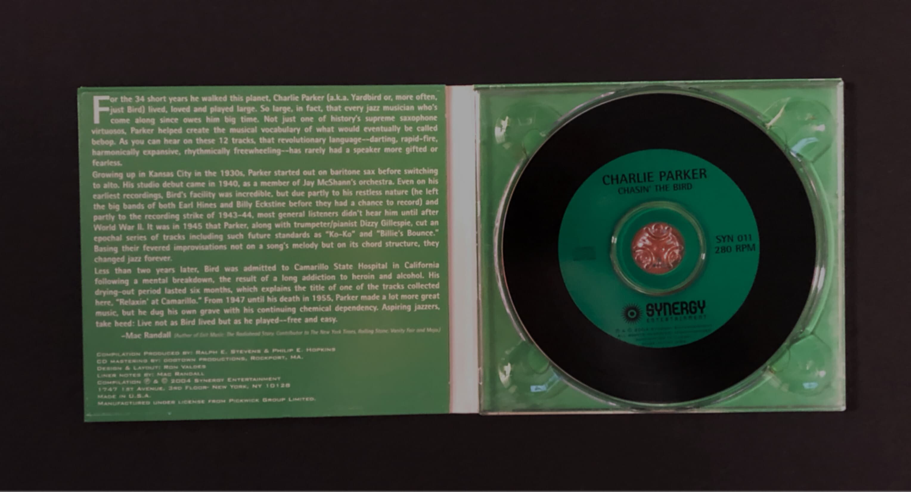 [CD] 수입반 CHARLIE PARKER COLLECTOR‘S SERIES (US발매)