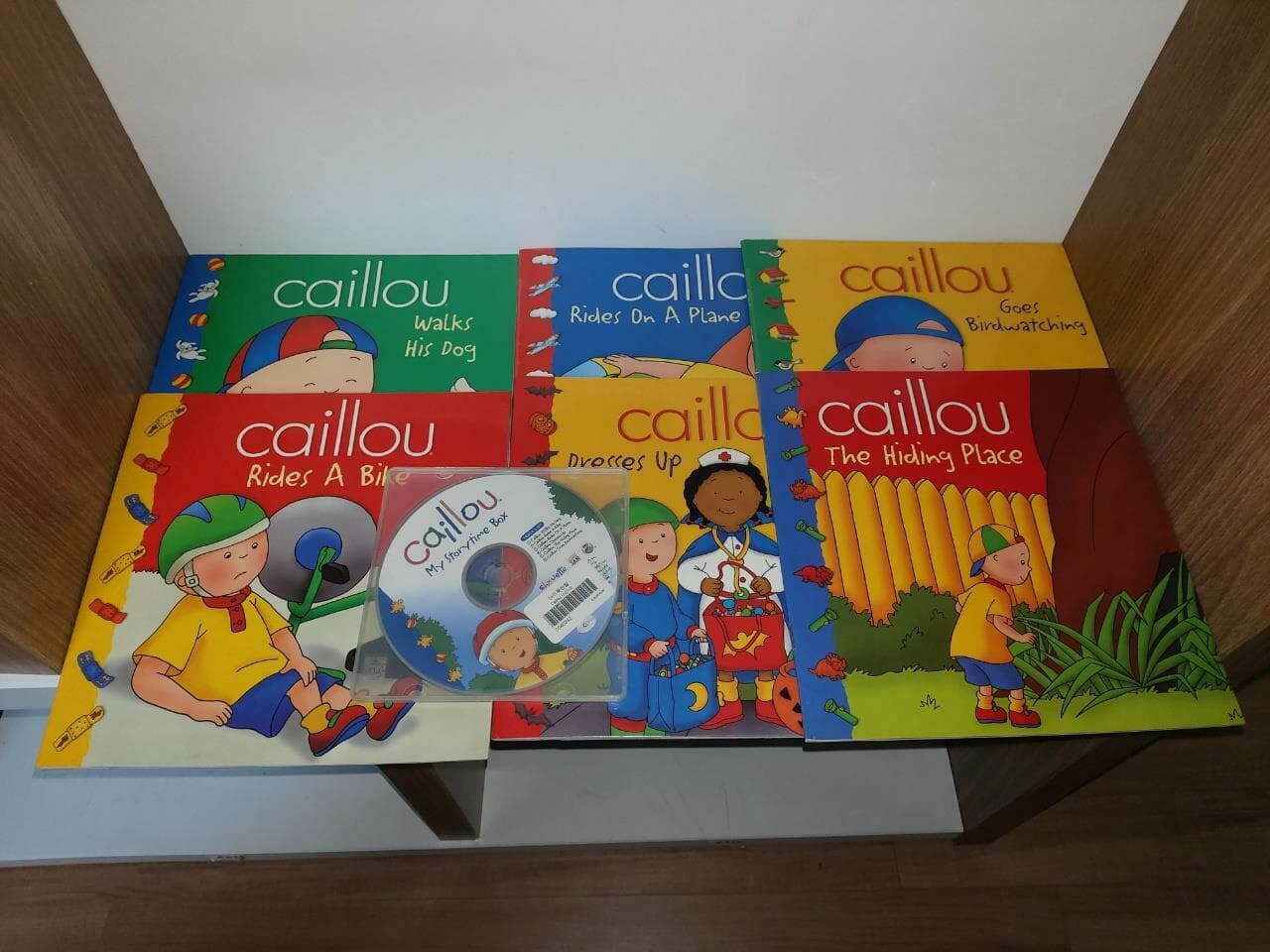 Caillou My story time box 6권 cd1장