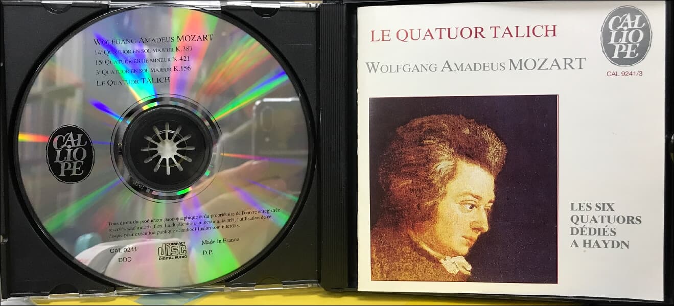 Mozart: Les Six Quatuors dedies a Haydn - 탈리히 사중주단 (Le Quartuor Talich)(3cd) (France 발매)