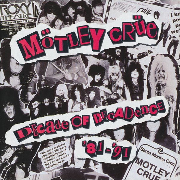 Motley Crue - Decade Of Decadence - &#39;81-&#39;91 [1991년 일본발매반][32P 별도 포토북포함]