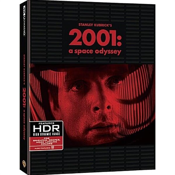 [4K 블루레이] 2001: 스페이스 오디세이 - 풀슬립 아웃박스 한정판 (3disc: 4K UHD + BD + 보너스 디스크) 미개봉 