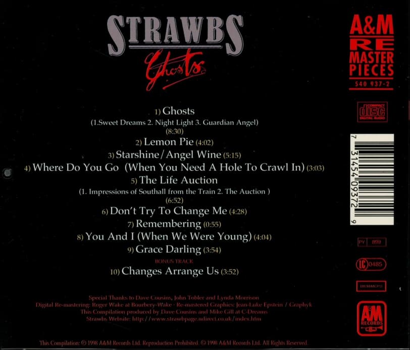 스트롭스 (The Strawbs) - Ghosts (유럽발매)