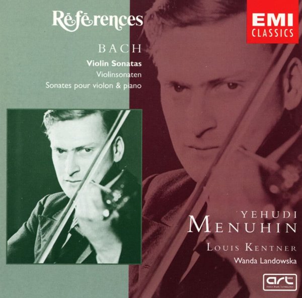 예후디 메뉴인 - Yehudi Menuhin - Bach Violin Sonatas 2Cds [E.U발매]