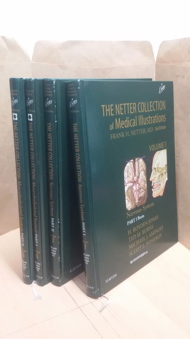 The Netter Collection 6~7권 세트 (총4권) of medical lllustrations