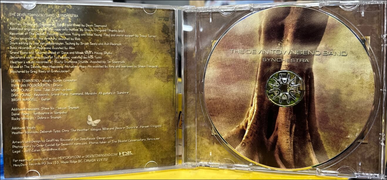 데빈 타운센드 밴드 (Devin Townsend Band) - Synchestra (Canada발매)