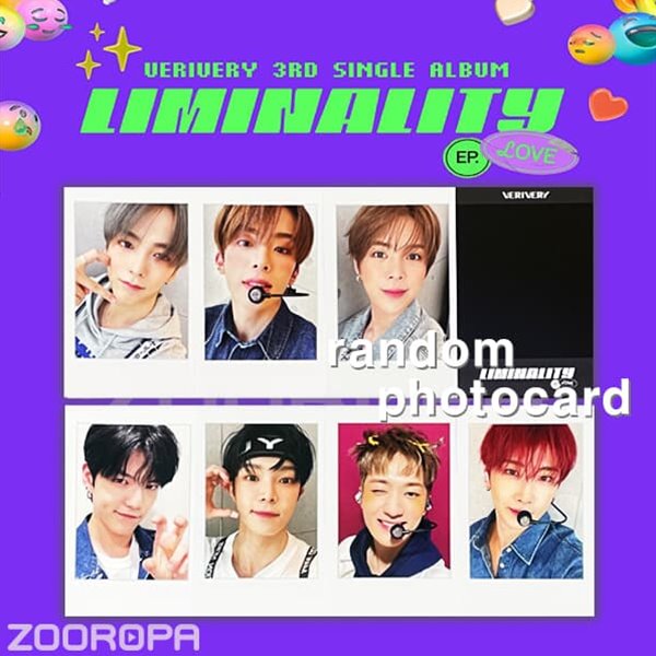 [새상품/D 포토카드] 베리베리 VERIVERY Liminality EP LOVE (정품/M&amp;D)