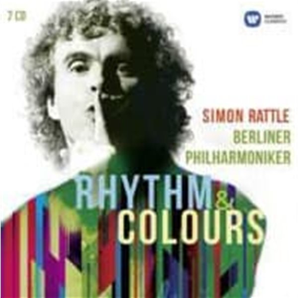 [미개봉] Simon Rattle / 리듬과 색채 - 사이먼 래틀 (Rhythm &amp; Colour - Simon Rattle) (7CD Box Set/수입/0190295835026)