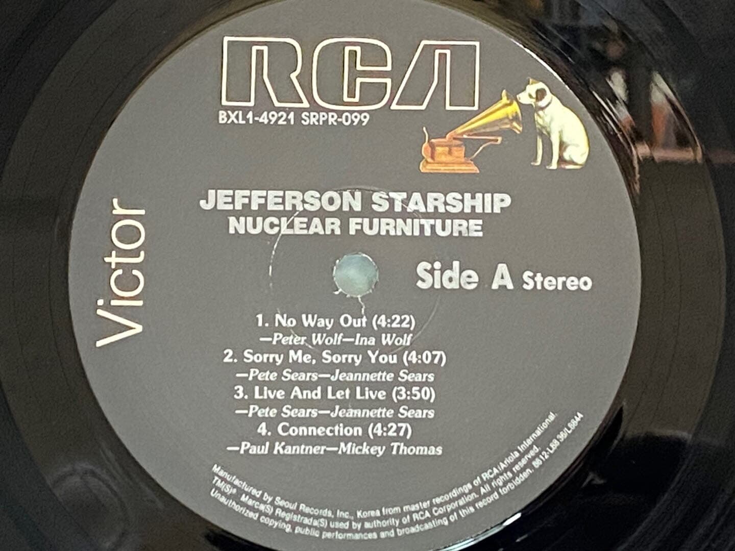 [LP] 제퍼슨 스타쉽 - Jefferson Starship - Nuclear Furniture LP [서울-라이센스반]