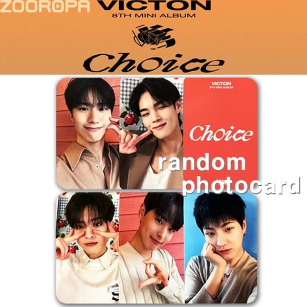 [새상품/N 포토카드] 빅톤 VICTON Choice (정품/MINIRECORD)