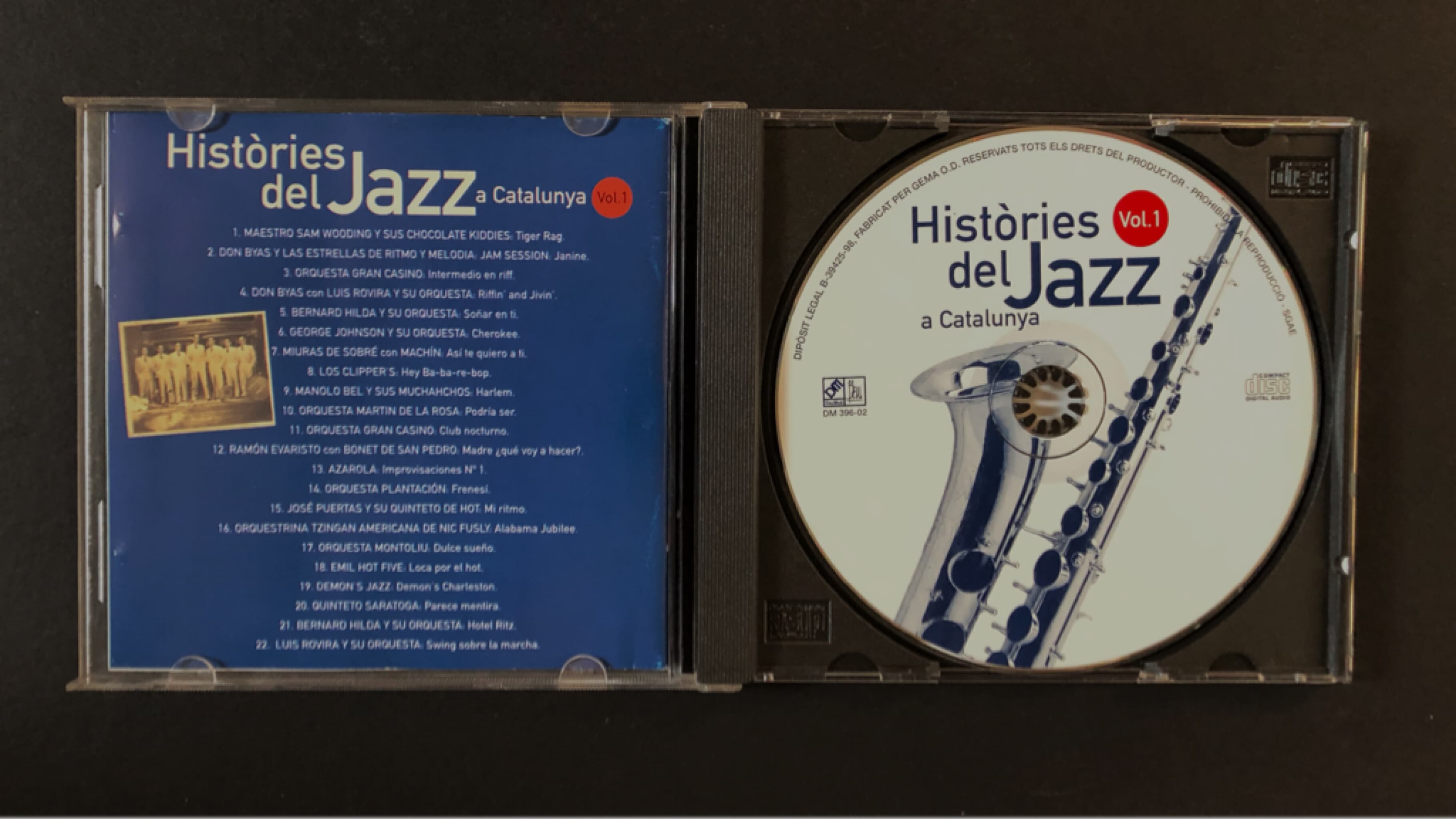 [CD] 수입반  HISTORIES DEL JAZZ A CATALUNYA VOL.1 