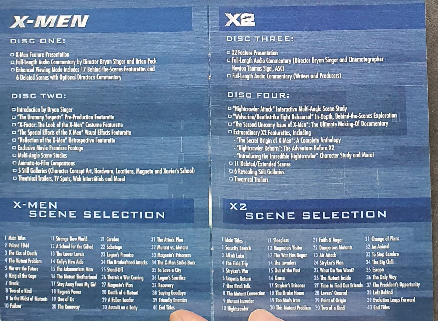 X-Men Collection(지역 코드 1)(4 Disc) dvd