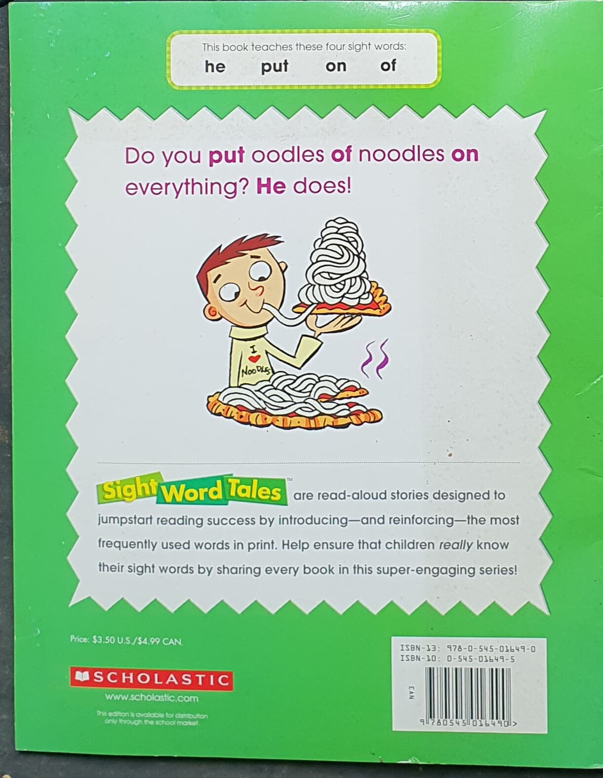 Oddles of Noodles (Sight Word Tales) Paperback