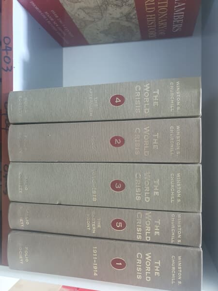 The World Crisis: Vol. 1- Vol. 5, 1911-1914 Vol.2, 1915 Vol.3, 1916-1918 Vol.4, The Aftermath Vol.5, The Eastern Front (Hardcover)