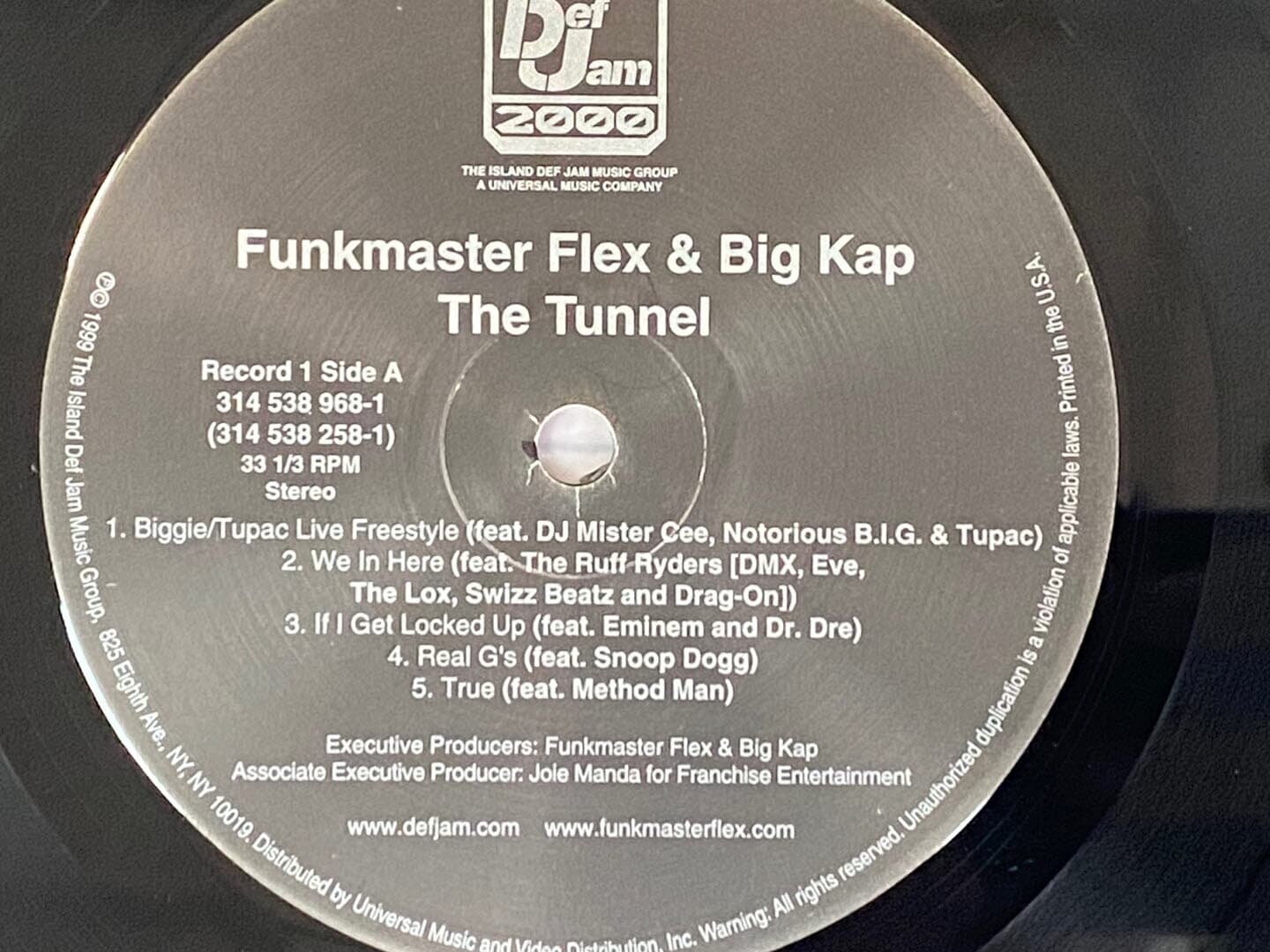 [LP] 펑마스터 플렉스 & 빅 캡 - Funkmaster Flex & Big Kap - The Tunnel 2Lps [U.S반]