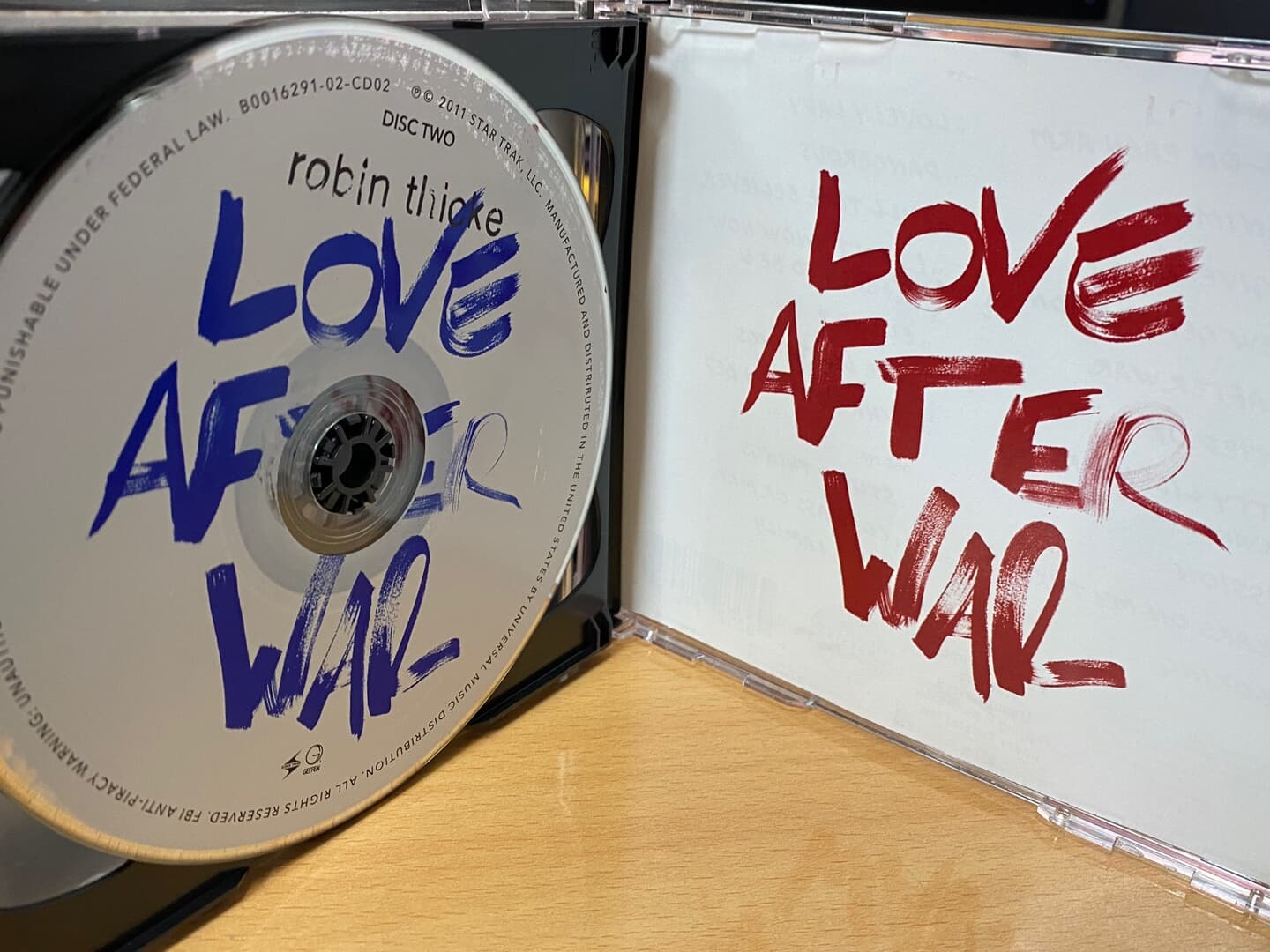 로빈 시크 - Robin Thicke - Love After War 2Cds [D.E] [U.S발매]