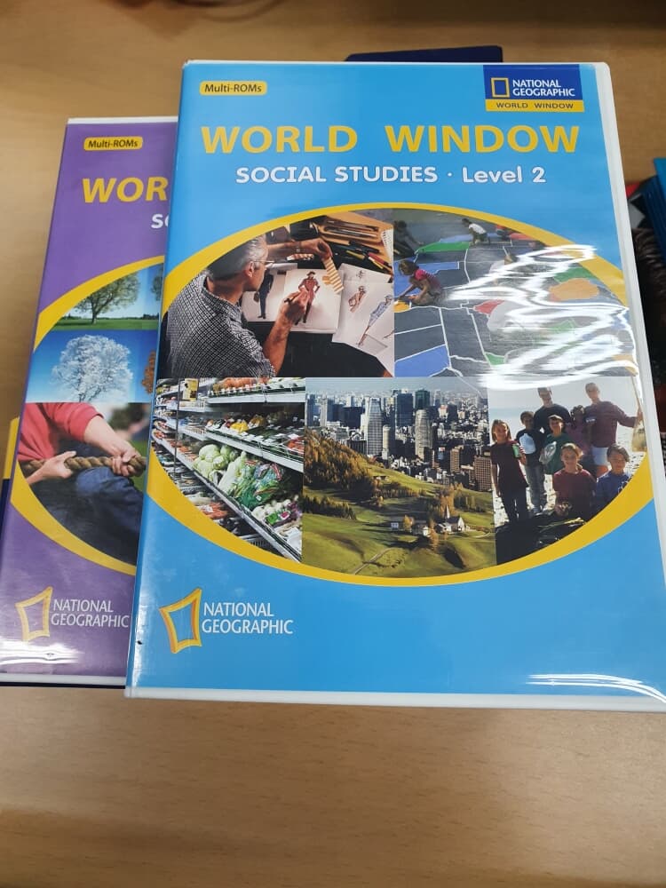 NATIONAL GEOGRAPHIC World Window Level 2 Set (Science, Social Studies) 20권,CD10장