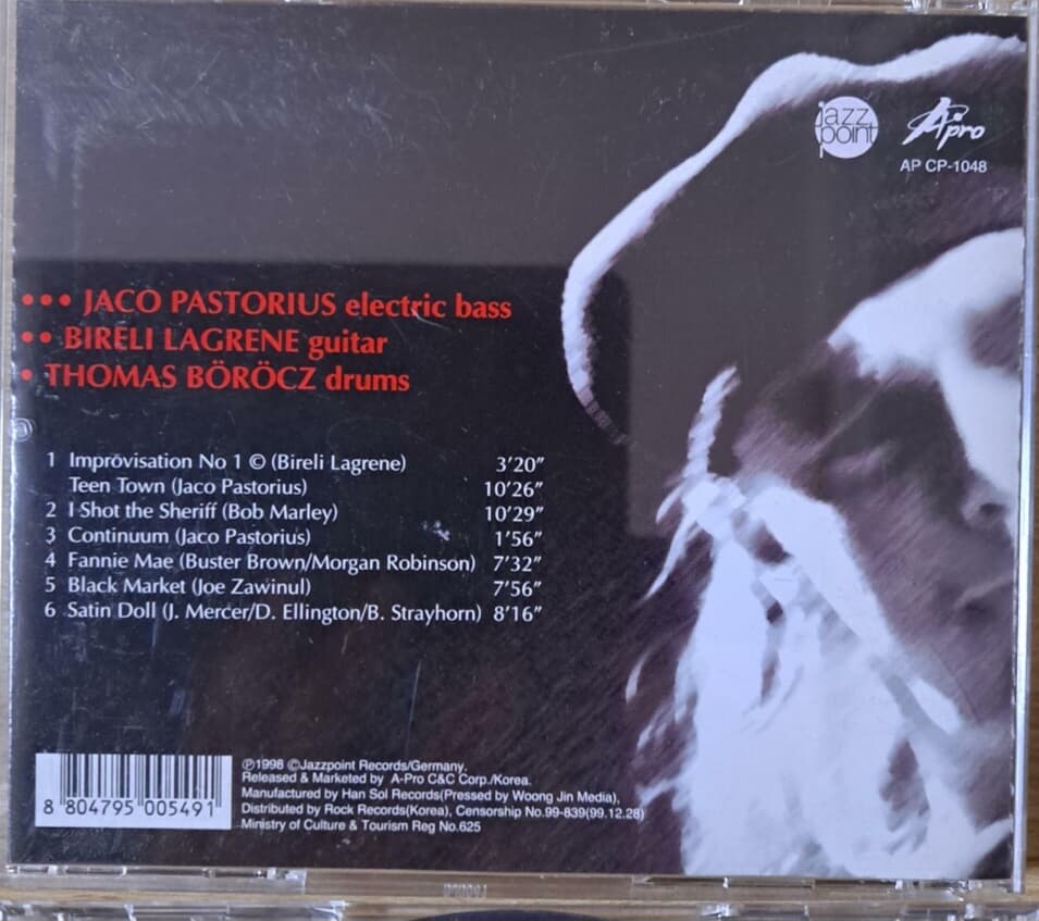 자코 패스토리우스 (Jaco Pastorius)/LIVE IN ITALY