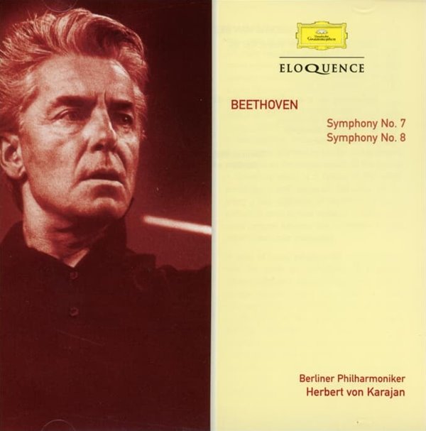 Beethoven : Symphonies Nos. 7 &amp; 8 - 카라얀 (Herbert Von Karajan)(유럽발매)