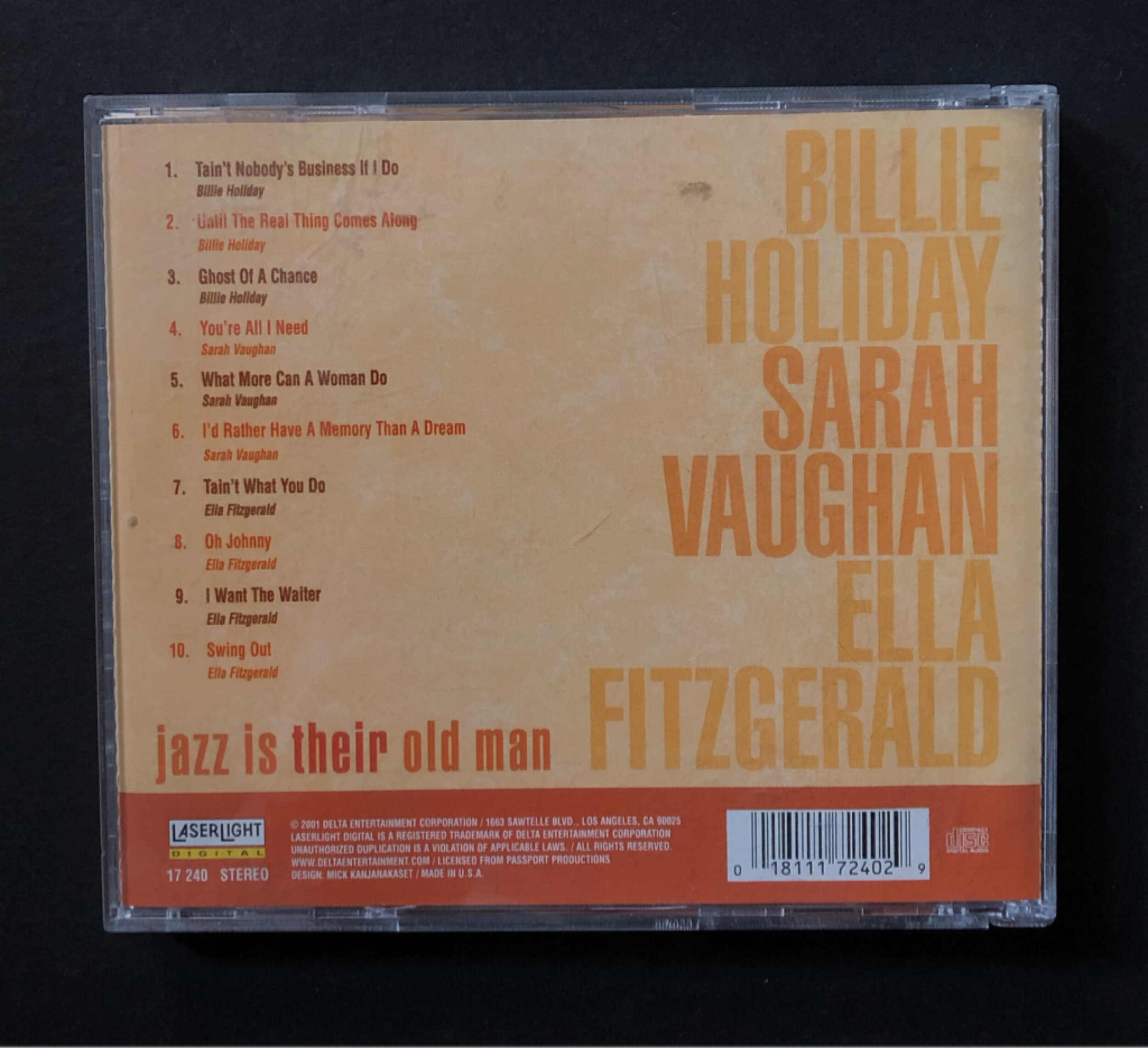 [CD] 수입반 BILLIE HOLIDAY, SARAH VAUGHAN, ELLA FITZGERALD (US 발매)