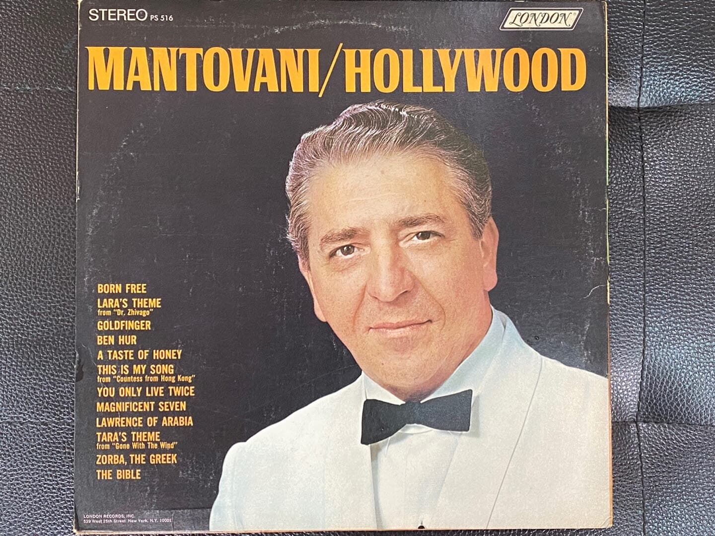 [LP] 만토바니 - Mantovani - Hollywood LP [U.S반]