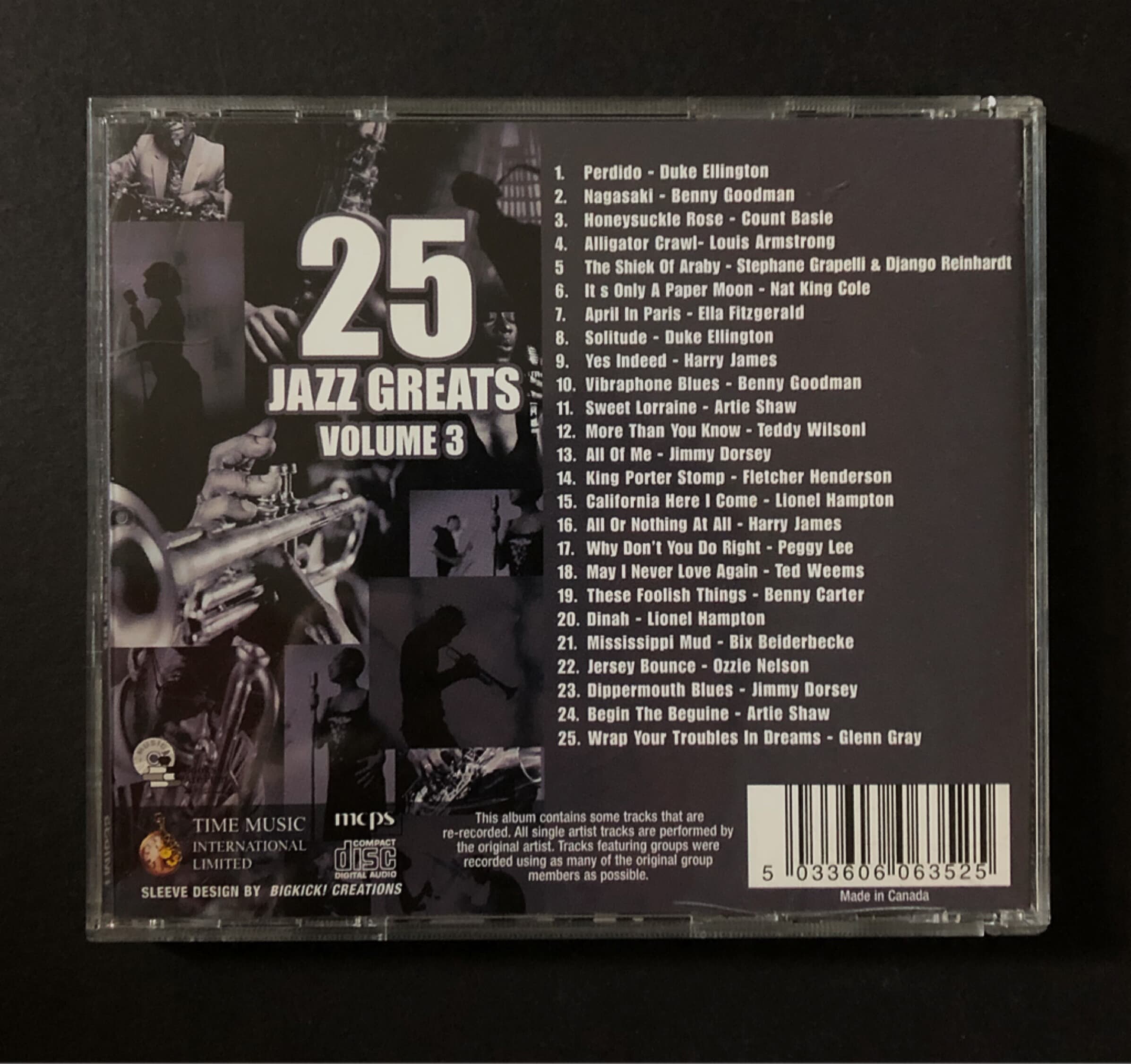 [CD] 수입반   25 JAZZ GREAT VOL3