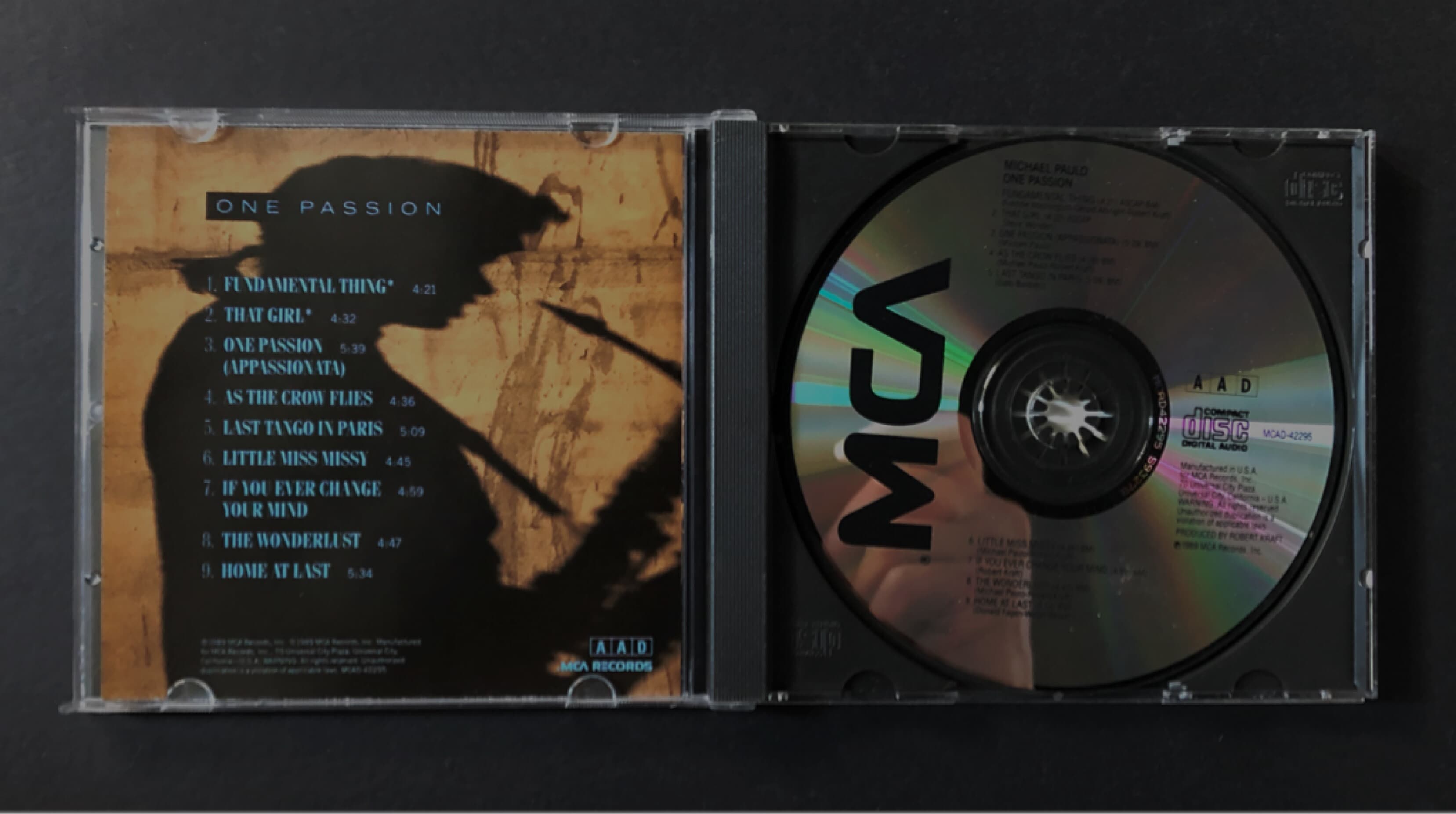 [CD] 수입원반  MICHAEL PAULO - ONE PASSION (US발매)
