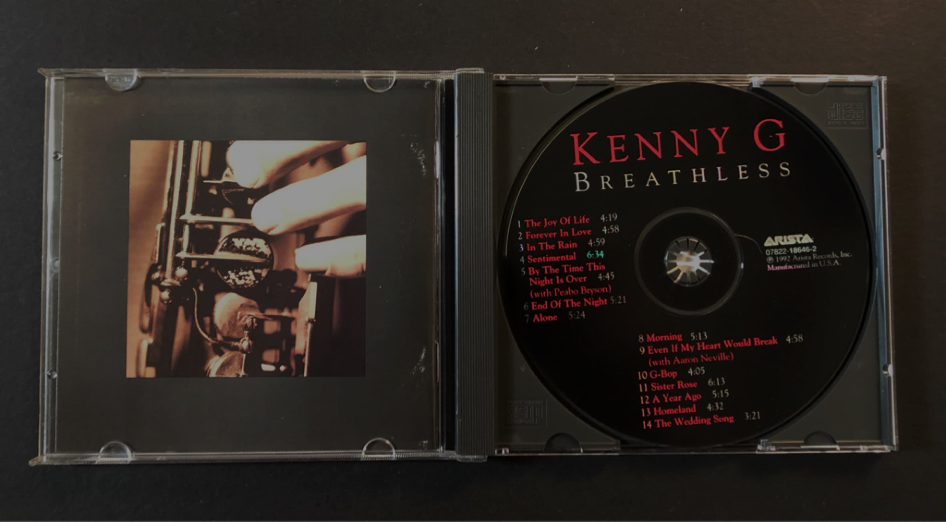 [CD] 수입반 KENNY G - BREATHLESS (US발매)