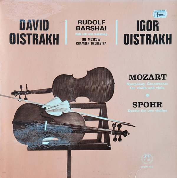[중고LP]David Oistrakh, Igor Oistrakh, Rudolf Barshai, The Moscow Chamber Orchestra - Mozart Spohr