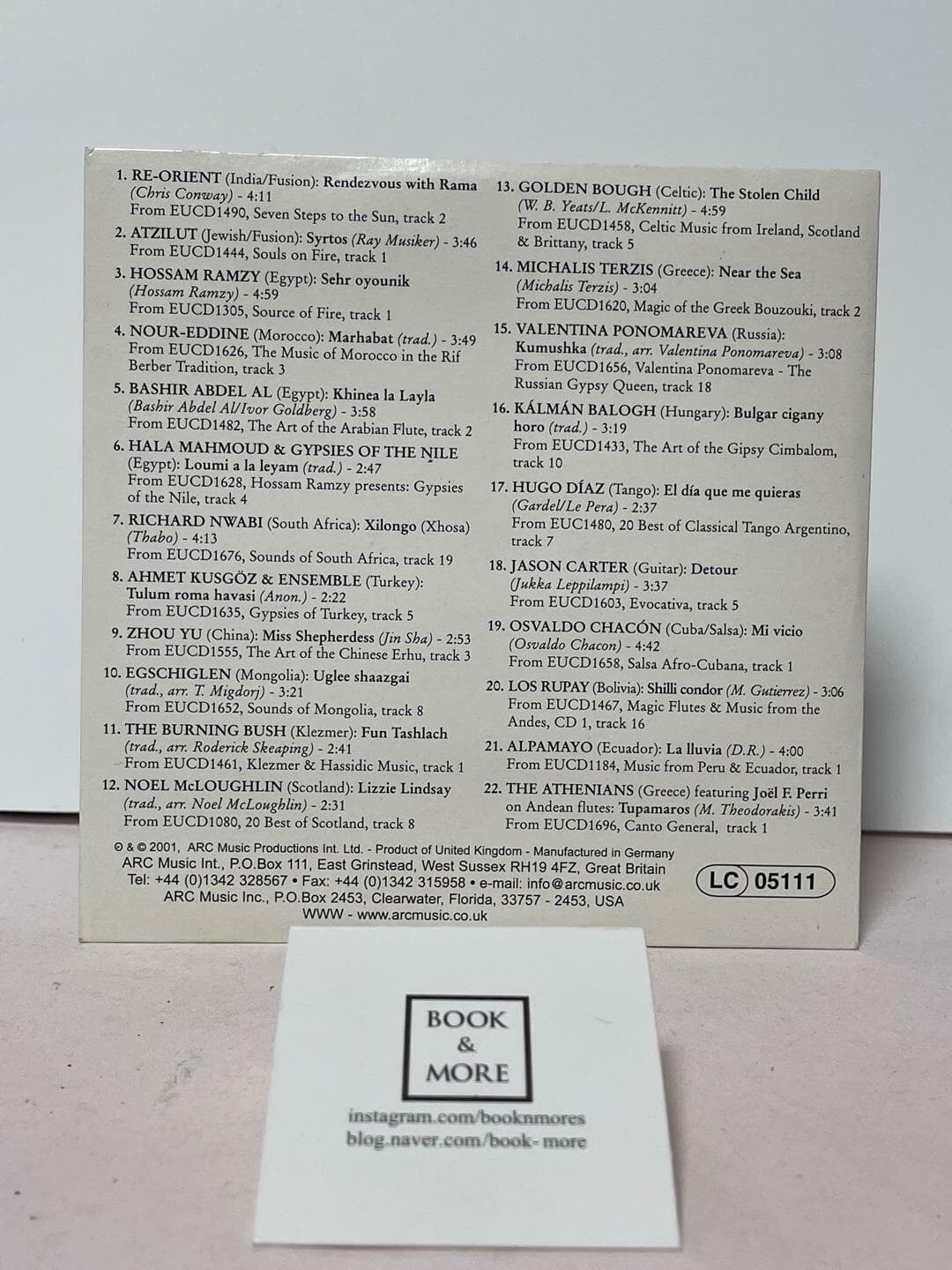 (수입)ARC MUSIC - 25th Anniversary Sampler 1976-2001 / 최상 