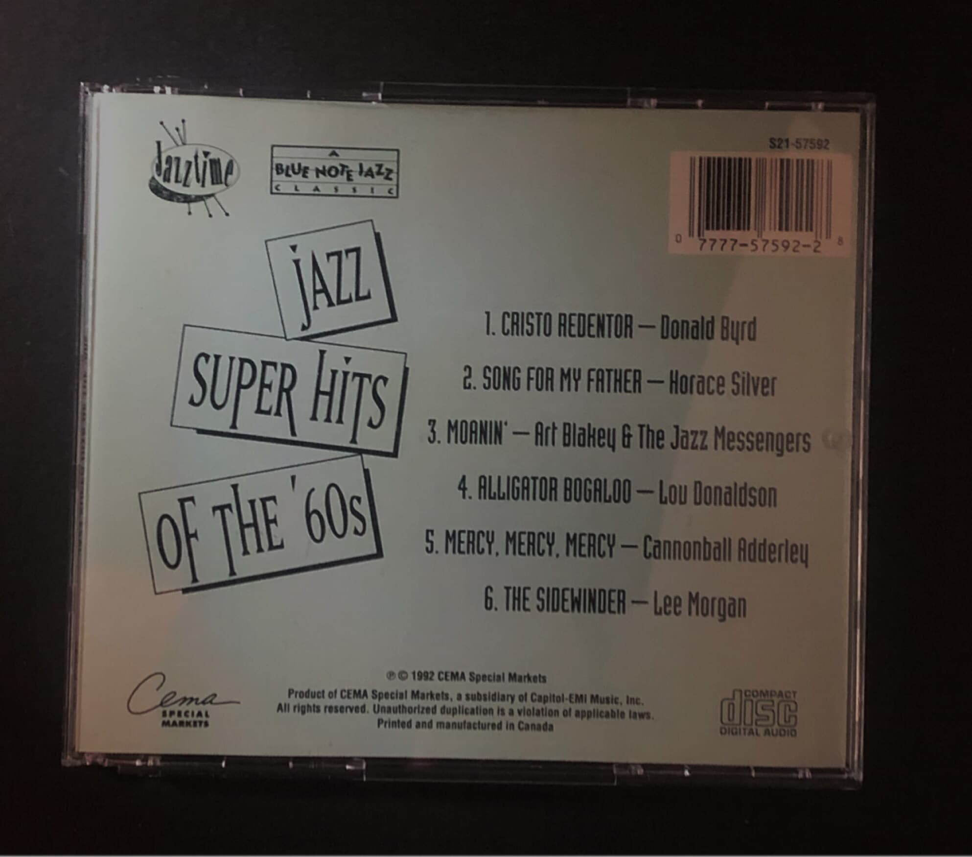 [CD] JAZZ SUPER HITS OF THE '60S  (US 발매)