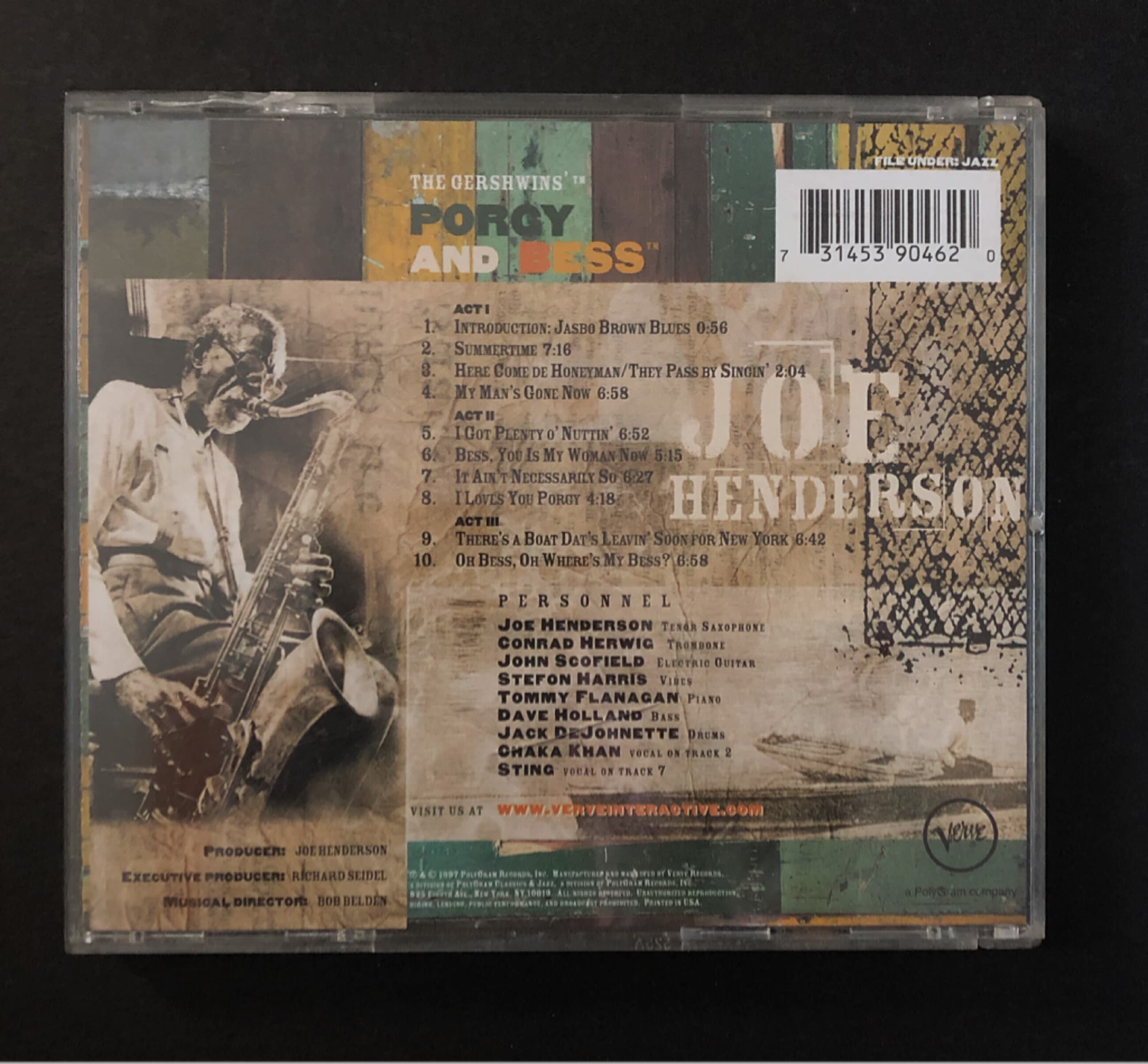 [CD] 수입반 JOE HENDERSON - PORGY BESS