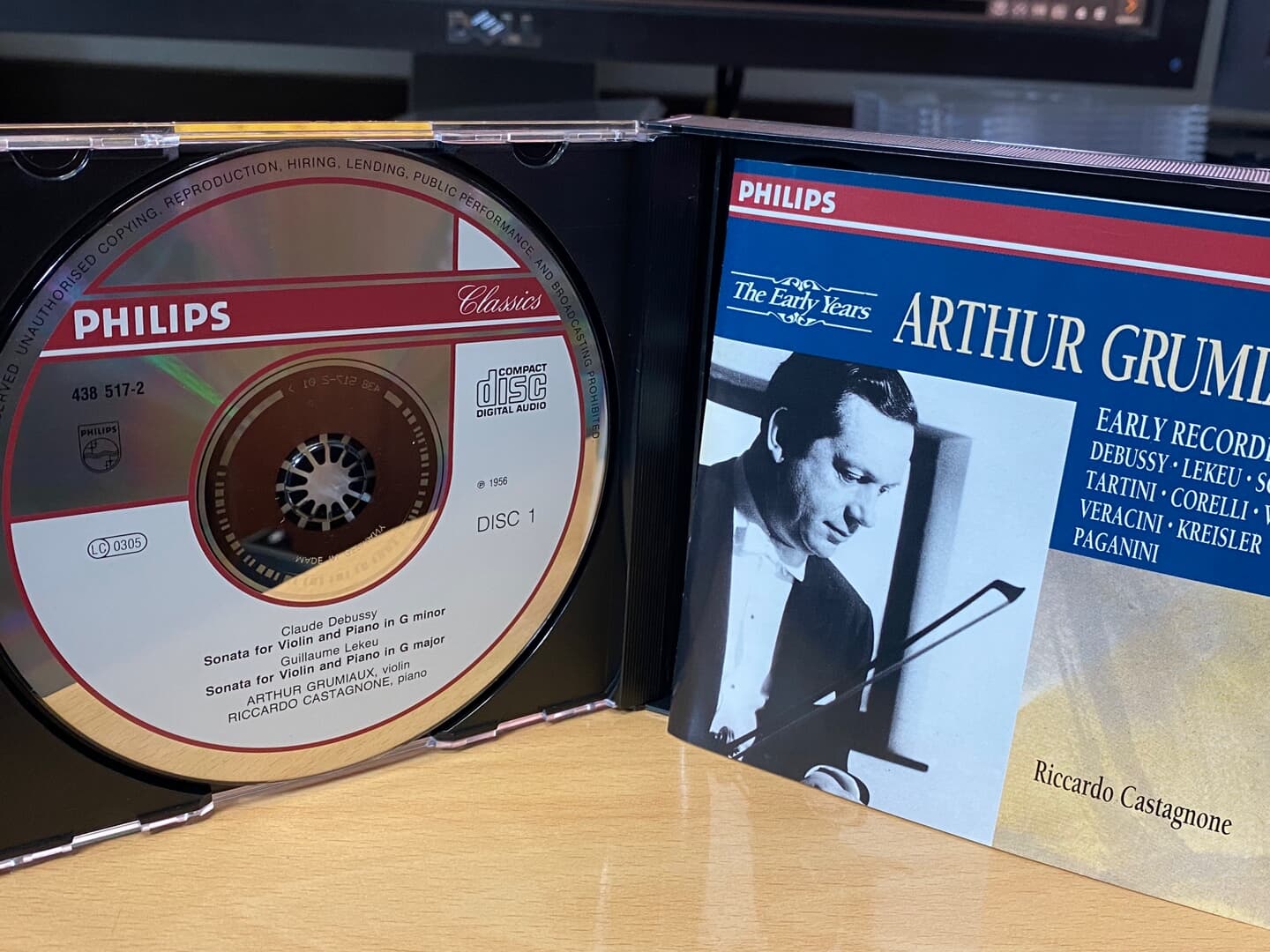 아르튀르 그뤼미오 - Arthur Grumiaux - Early Recordings Debussy, Lekeu, Schubert 3Cds [독일발매]