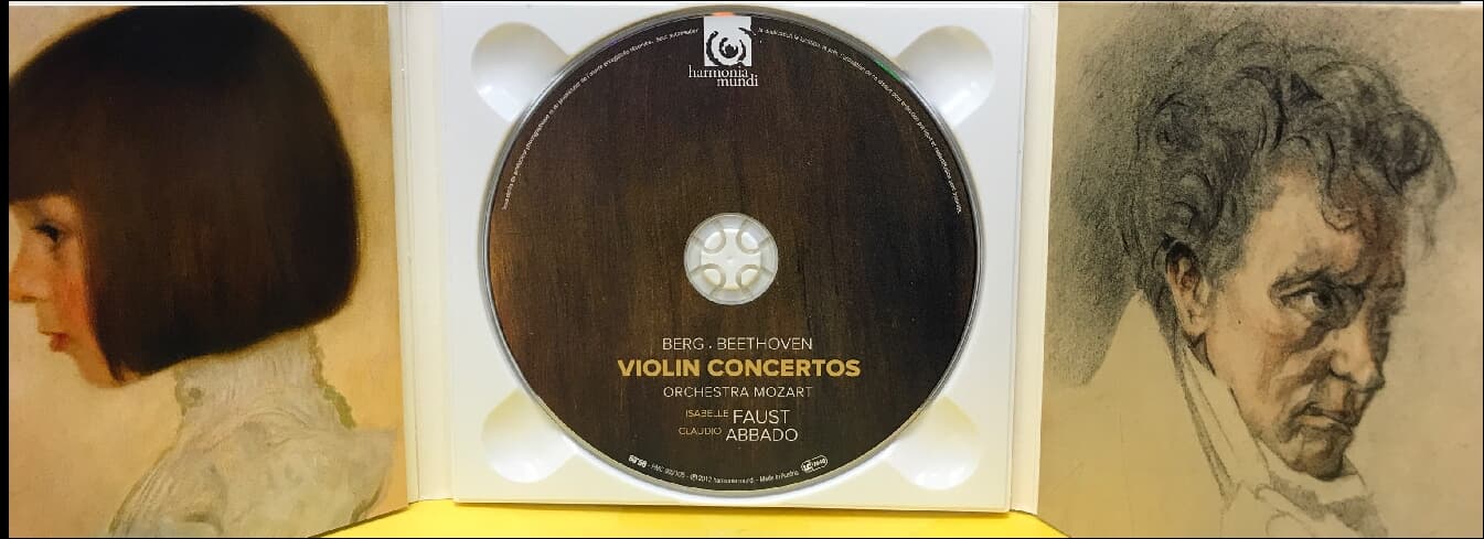 Beethoven , Berg : Violin Concertos(바이올린 협주곡) -  클라우디오 아바도 (Claudio Abbado)(유럽발매)