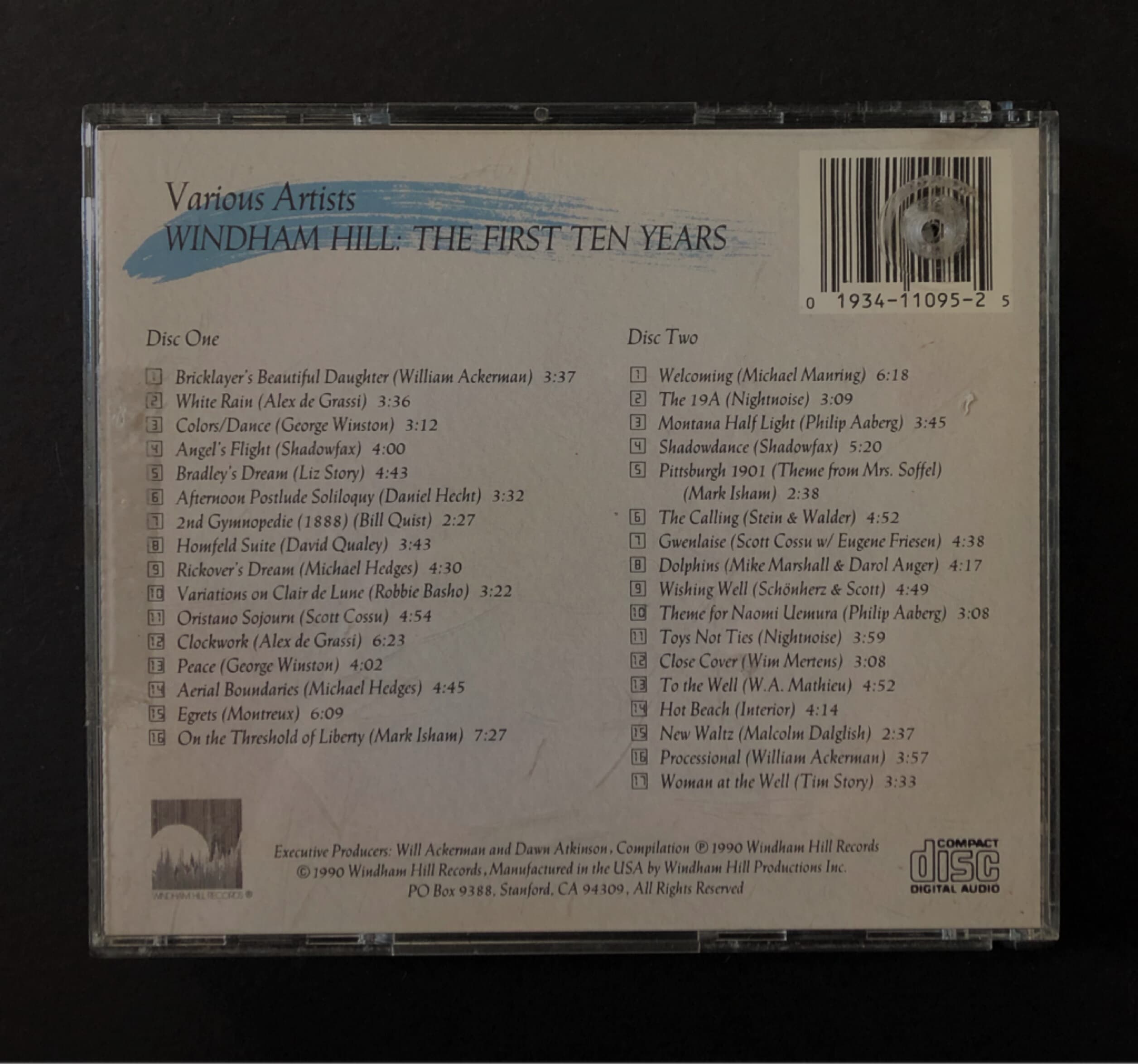 [CD] 수입반 WINDHAM HILL - THE FIRST TEN YEARS  2CD  (US발매)