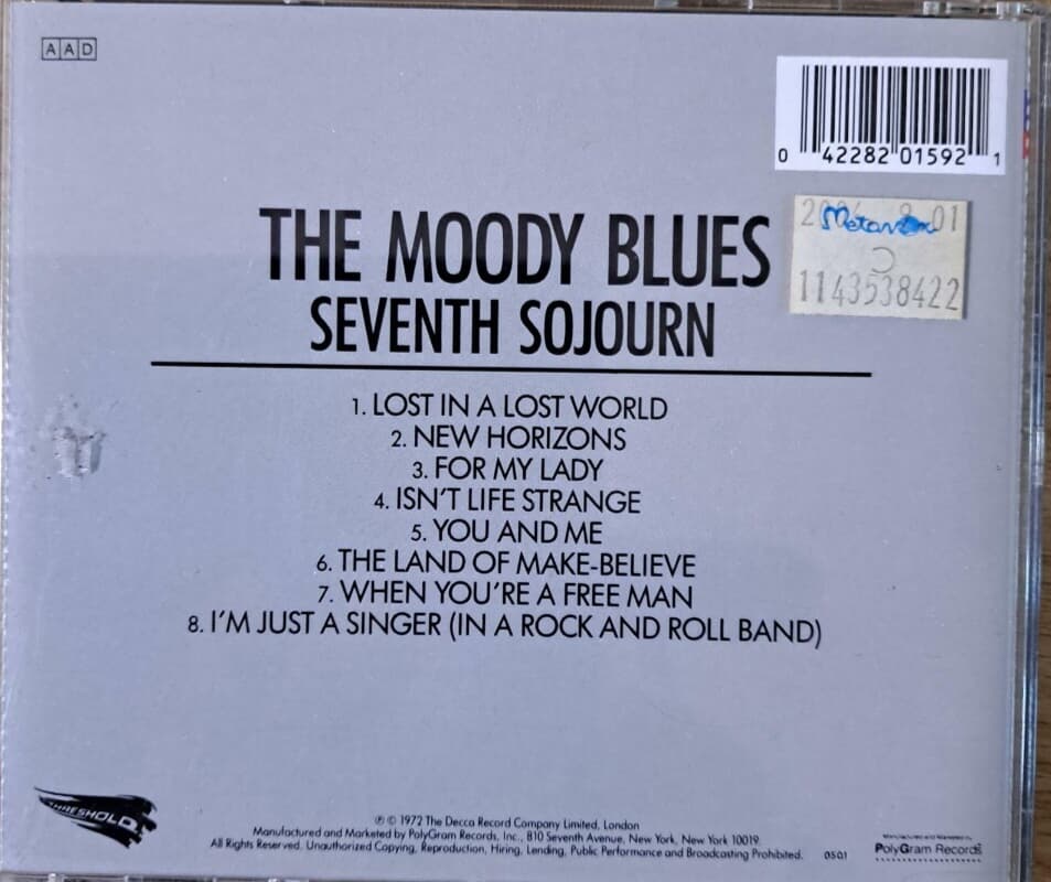 THE MOODY BLUES/SEVENTH SOJOURN